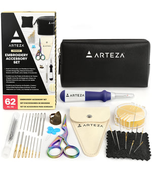 Embroidery Accessory Set - 62 Pieces