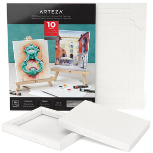 DIY Foldable Canvas Frame, Expert Watercolor, 7