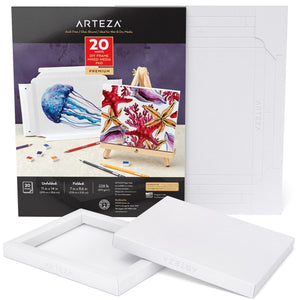 DIY Foldable Canvas Frame, Mixed Media, 7