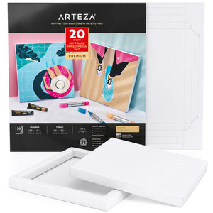 DIY Foldable Canvas Frame, Mixed Media, 9.5