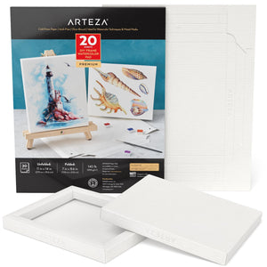 DIY Foldable Canvas Frame, Watercolor, 7