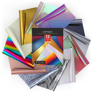 Heat Transfer Vinyl, Assorted Colors, 10