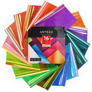 Holographic Self Adhesive Vinyl, Assorted Tones, 12