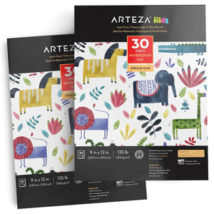 Kids Watercolor Pad, 9