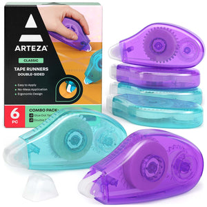 Tape Runner, Glue Dot & Double Sided - Set of 6