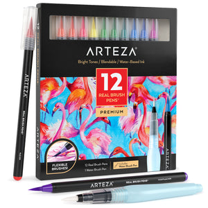 Real Brush Pens® Bright Tones- Set of 12