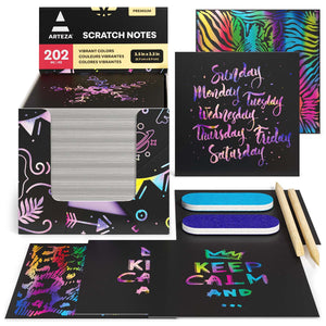 Scratch Notes, Rainbow - Set of 202