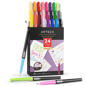 Retro Pop Colors Ultra-Fine Permanent Markers