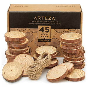 Wood Slices - Set of 45
