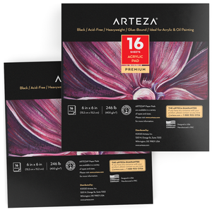 Acrylic Pad, Black, 6