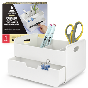 Small Desk Organizer with Drawer