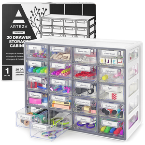 Compact 20 Drawer Storage Cabinet