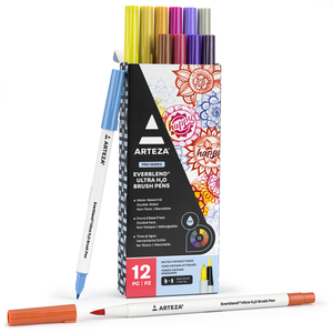 EverBlend® Ultra H2O Brush Pens, Muted Vintage Tones - Set of 12