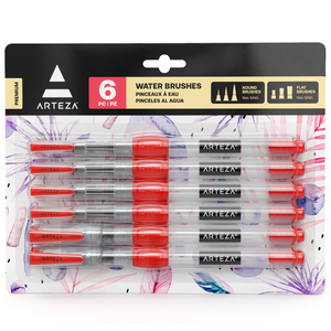 Water Brush Pens - Set of 6
